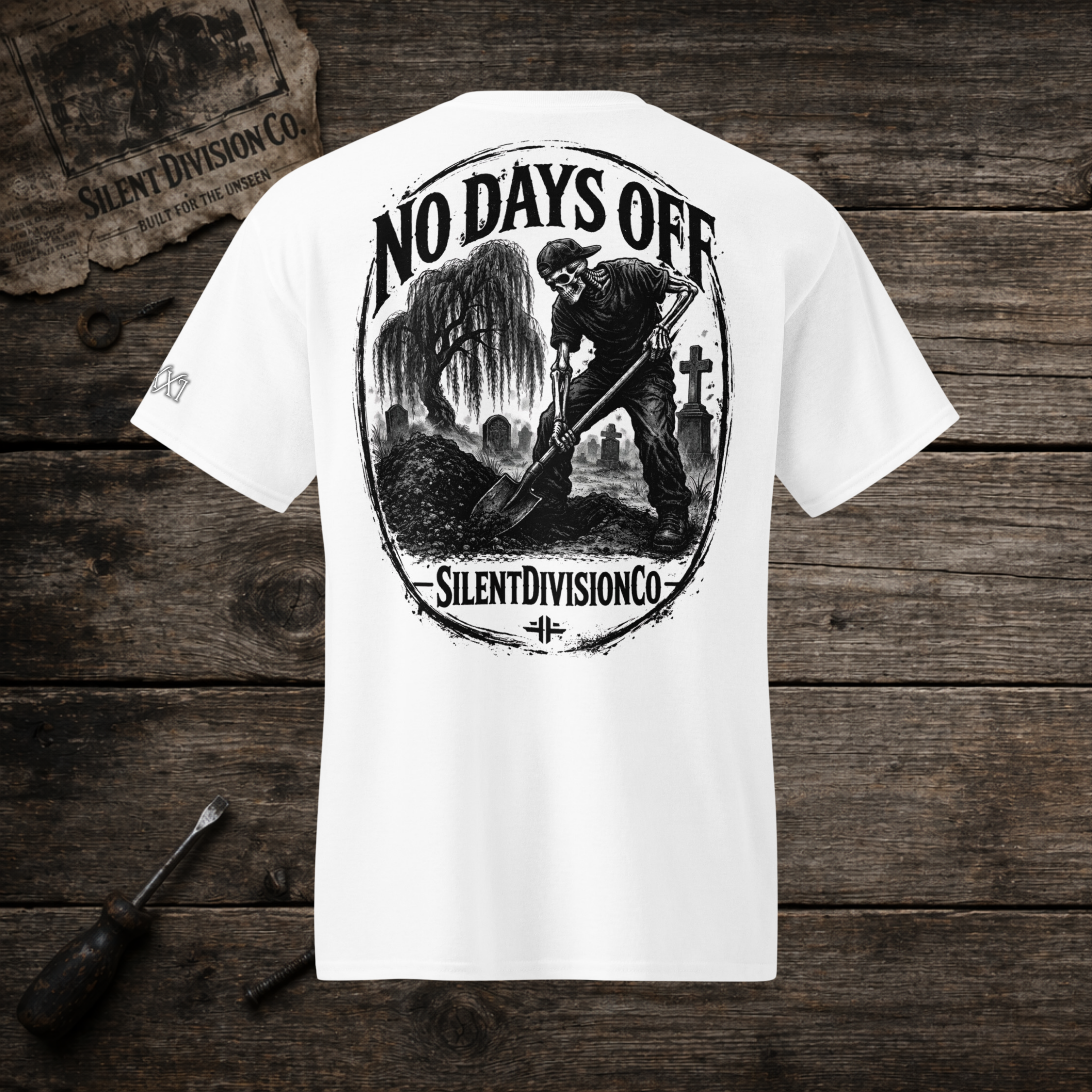 No Days Off - Cemetery Tee